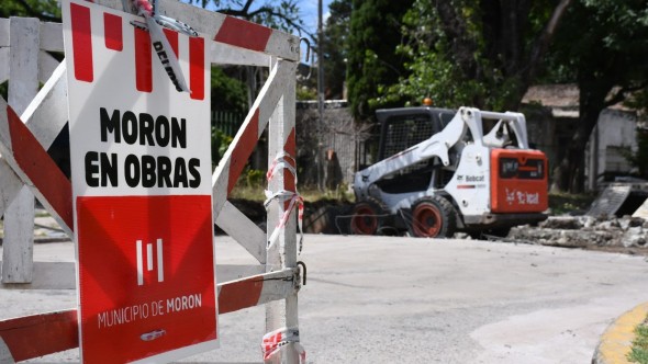 Morón realizó importantes intervenciones para mejorar la infraestructura urbana