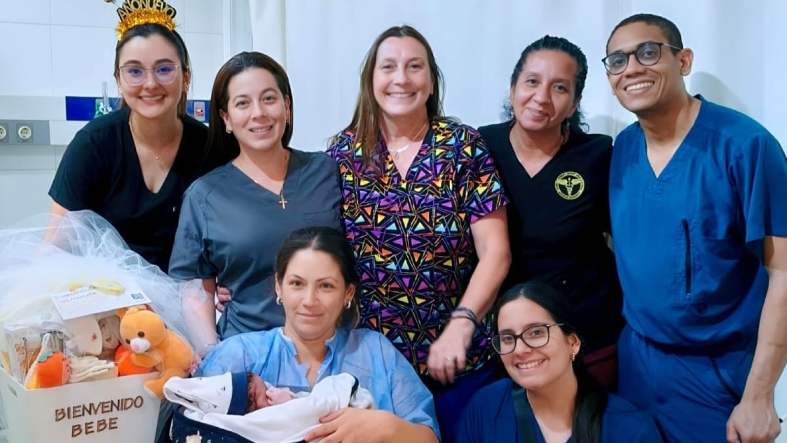 Alexander es el primer bebé nacido en Malvinas Argentinas en 2026