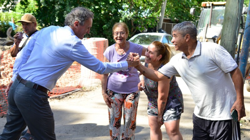 En Lanús, Katopodis recorrió obras del Programa MÁS
