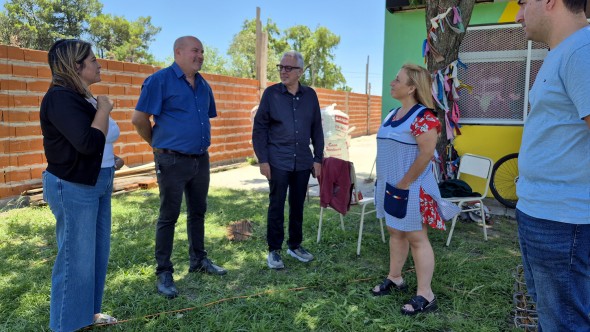 Julio Zamora supervisó la refacción integral del Jardín de Infantes N° 927 en Troncos del Talar