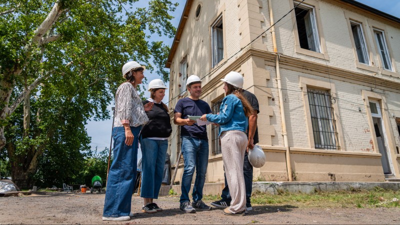 Avanza la obra del primer Polo Educativo Tecnológico de Campana