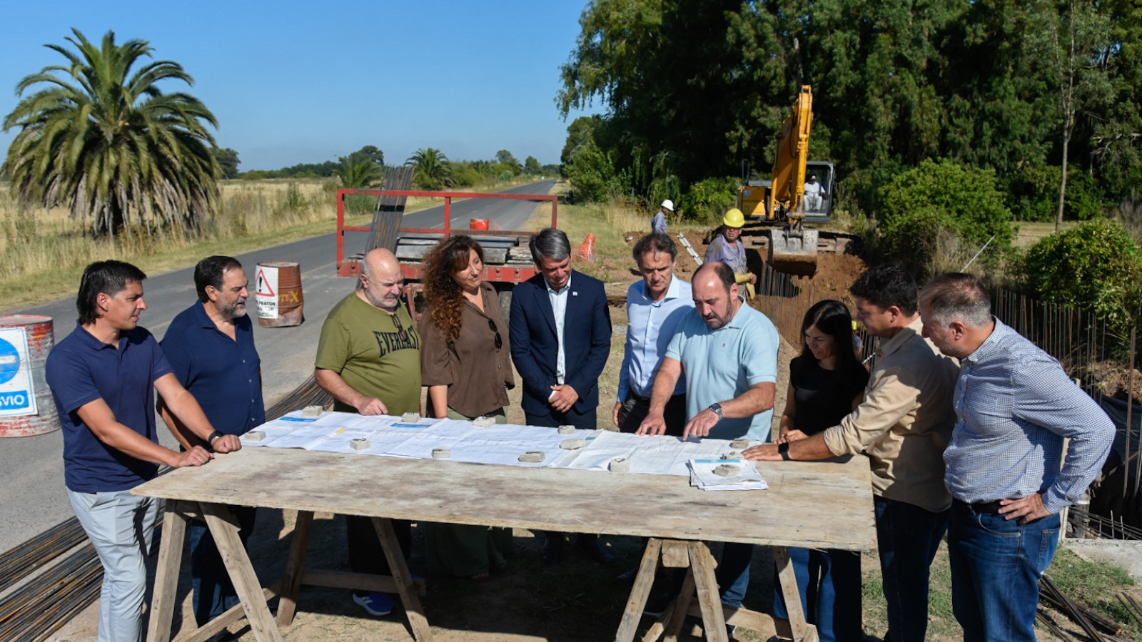 Katopodis recorrió obras hidráulicas y de saneamiento en General Paz