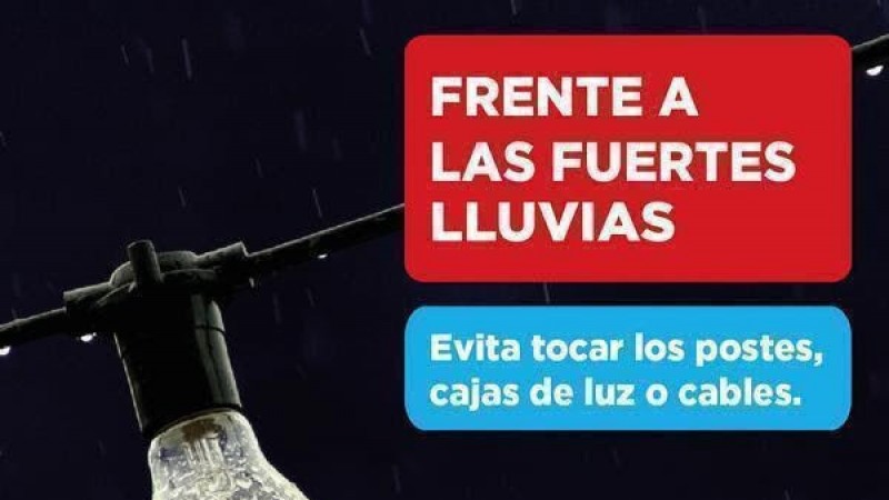 Alerta amarilla en Tigre por tormentas fuertes