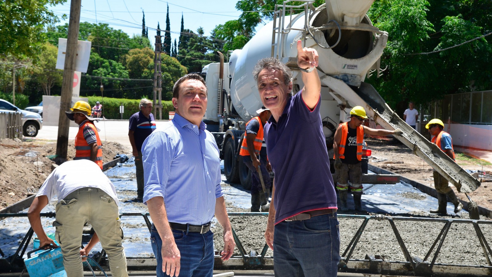 Gabriel Katopodis recorrió obras de mejoramiento integral en Florencio Varela