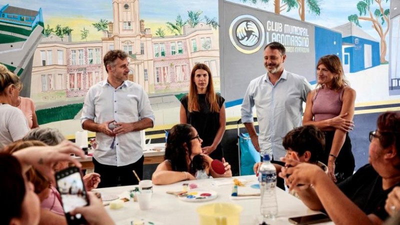 Federico Achával compartió una jornada comunitaria en la Casa de Desarrollo Humano de Pilar