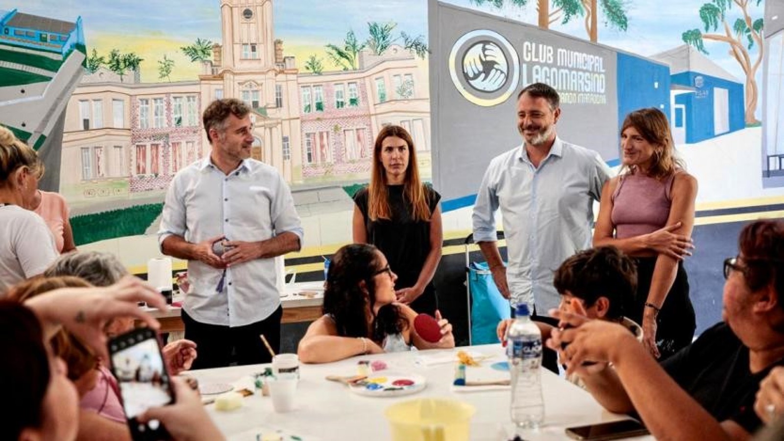 Federico Achával compartió una jornada comunitaria en la Casa de Desarrollo Humano de Pilar