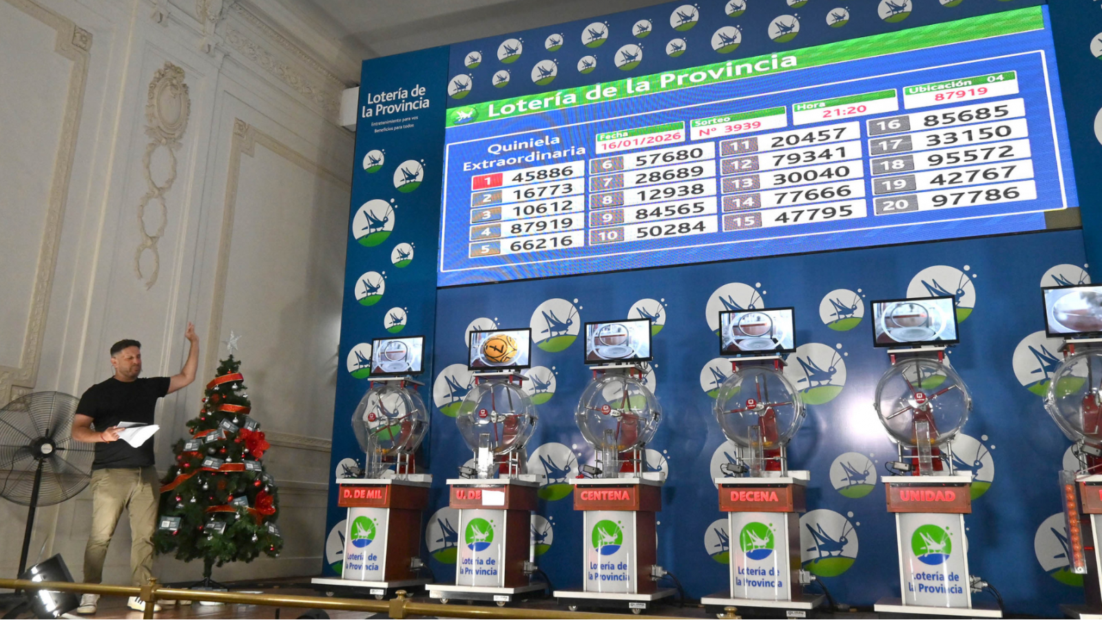 Lotería de la Provincia de Buenos Aires: El Sorteo de Reyes fue para el 45.886
