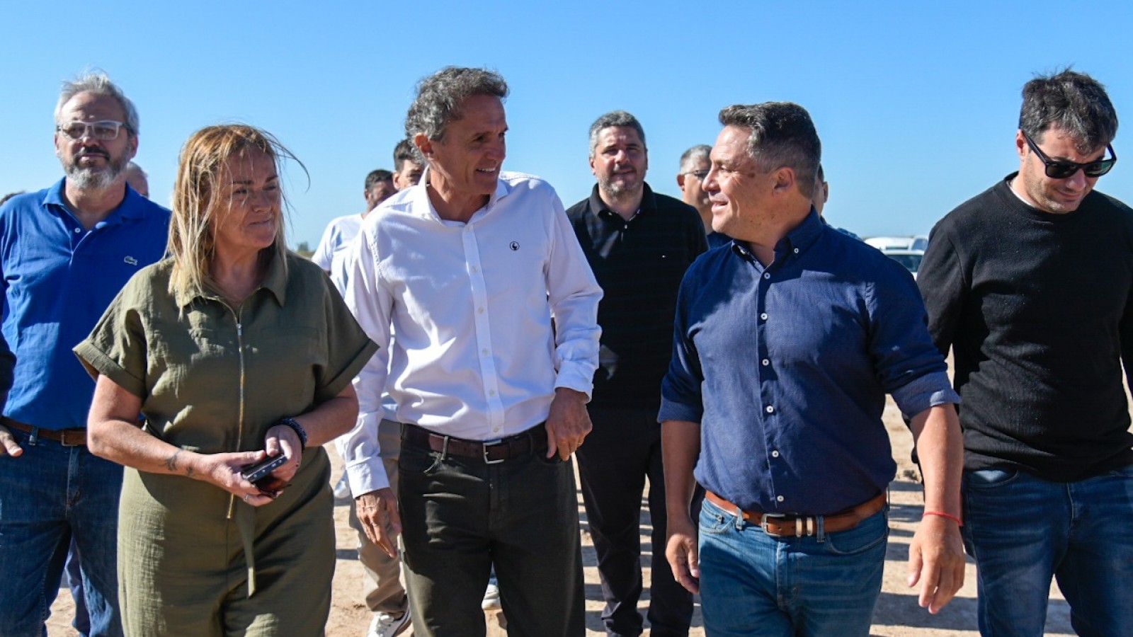 Katopodis recorrió la obra de transformación en Autovía de la RP 41