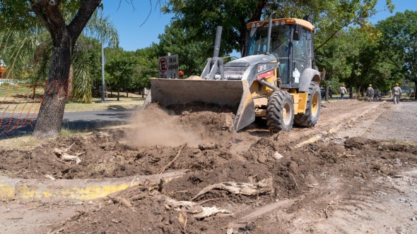 Comenzaron las obras del nuevo Parque del barrio Somisa en San Nicolás