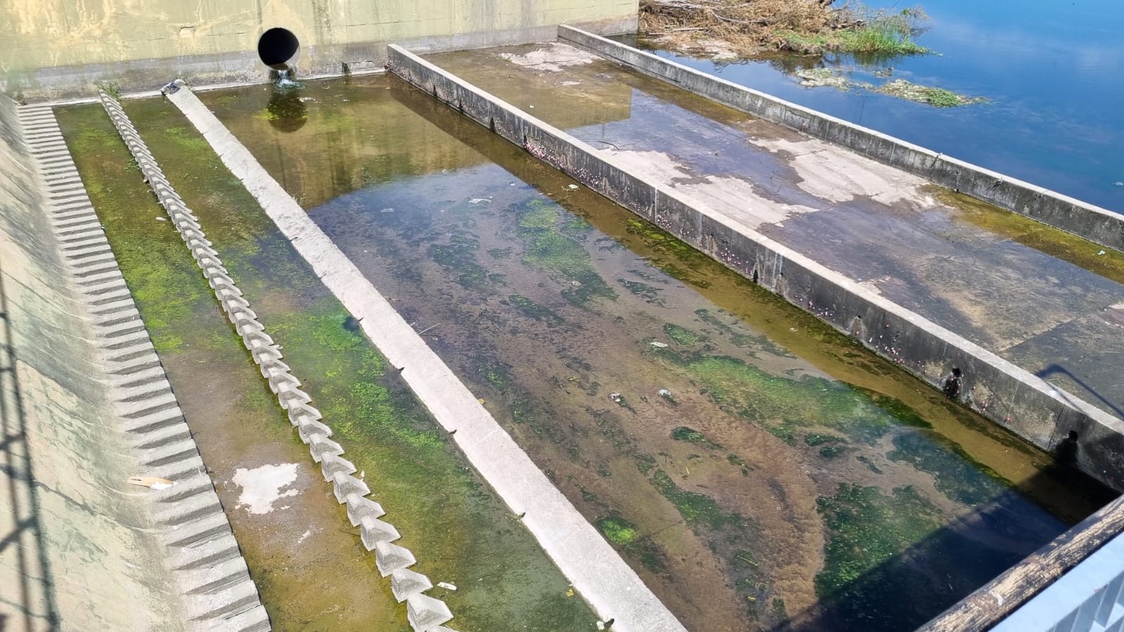 San Martín impulsó la limpieza del Reservorio de Tecnópolis para mejorar el drenaje durante las lluvias