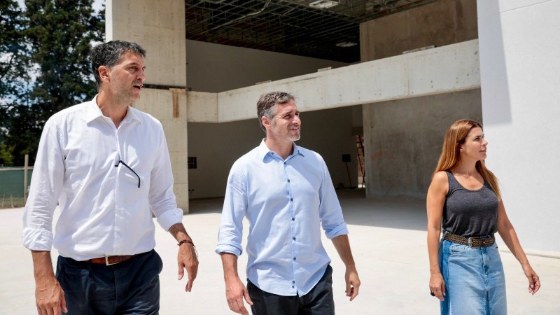 Universidad Nacional de Pilar: sigue avanzando la obra del nuevo edificio