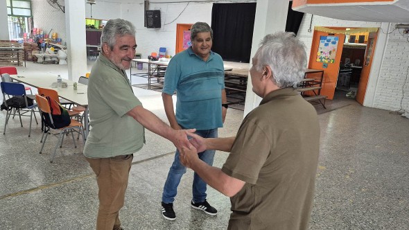 En Don Torcuato, Julio Zamora recorrió obras de infraestructura edilicia en la Escuela Primaria N°42
