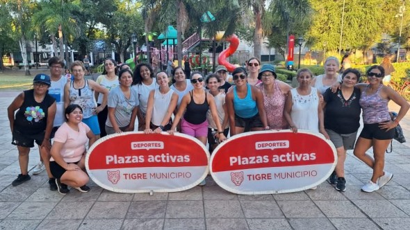 Las comunidades de Tigre, Benavídez, General Pacheco, Don Torcuato y El Talar disfrutaron de una nueva jornada de Plazas Activas