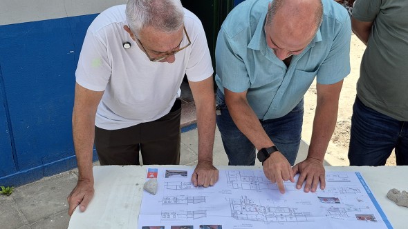 Educación: Julio Zamora supervisó la ampliación y las reformas integrales en la Escuela Secundaria N° 41 de El Talar