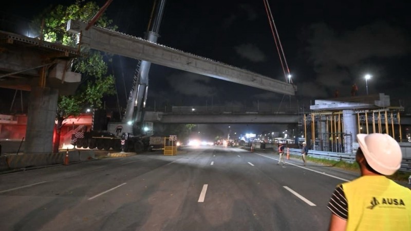 Obras para ampliar el Puente Labruna: mañana a la noche no se podrá usar la autopista Illia hacia el norte y la Avenida Cantilo