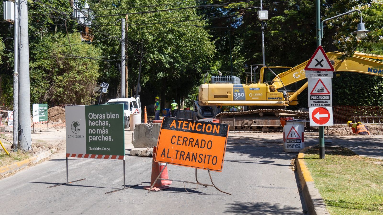 Avanza la obra del Aliviador Alto Perú: habrá cortes y desvíos en el Bajo de Beccar