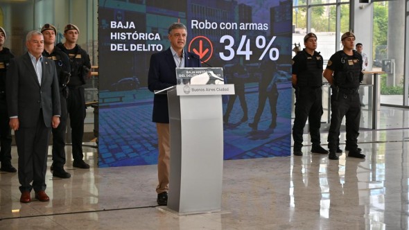 Jorge Macri: "En la Ciudad la ley se cumple y el orden es regla"