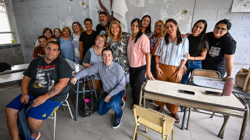 Nardini reafirma su compromiso con la educación pública a días del inicio de clases