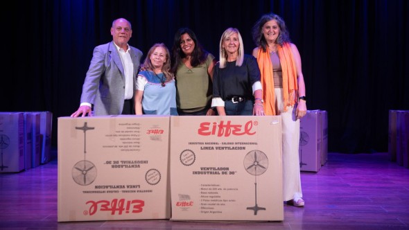 Consejo Municipal de Educación: se entregaron 234 ventiladores a escuelas públicas