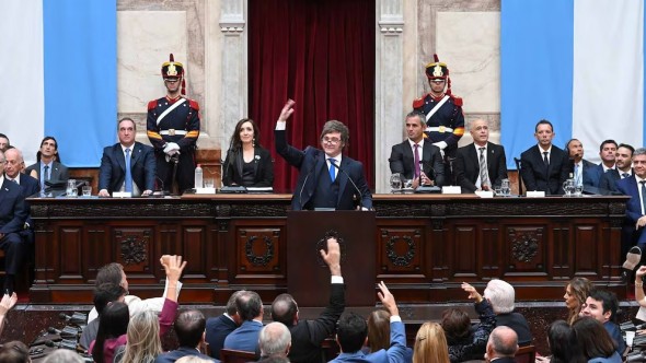 Milei abrió las sesiones ordinarias con fuertes cruces con la oposición y anunció el "Congreso más reformista de la historia"