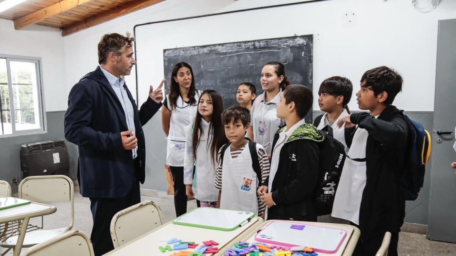 Federico Achával acompañó el inicio del ciclo lectivo 2026 en Presidente Derqui