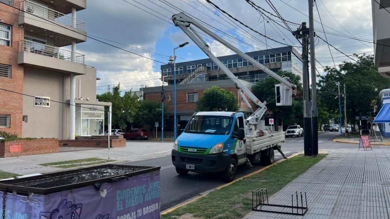 El Municipio de Esboar retiró 2,5 km de cableado peligroso y sancionó a siete empresas