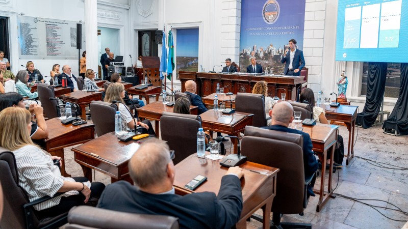 Santiago Passaglia abrió el período de sesiones del HCD con un repaso de la gestión