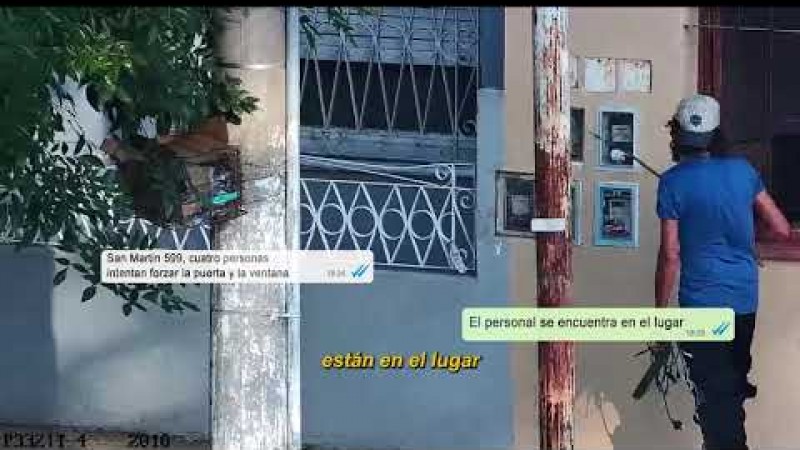 Ojos en Alerta: cuatro delincuentes atrapados in fraganti robando un kiosco