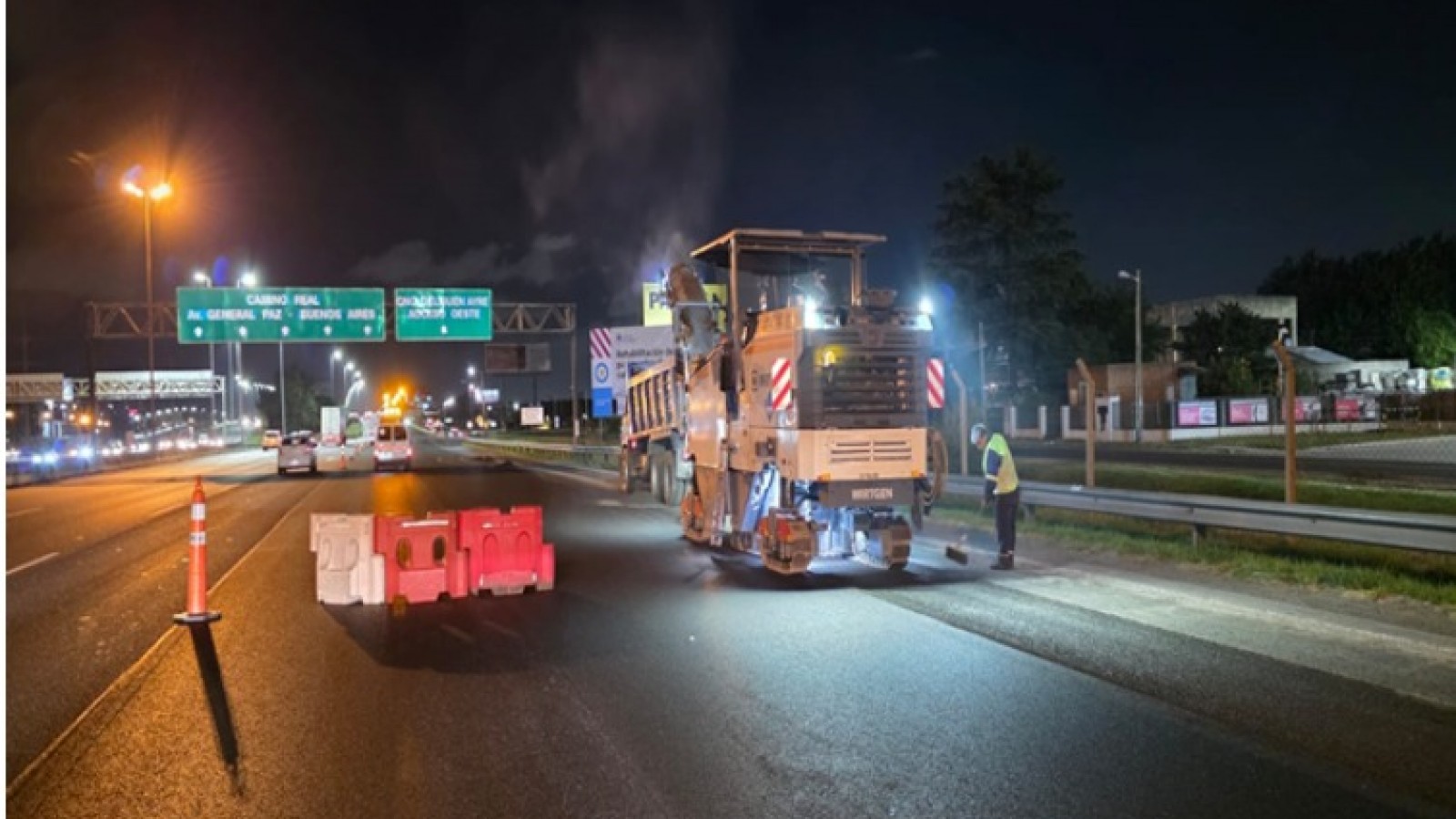 Autopistas del Sol finalizó obras de repavimentación en Acceso Norte