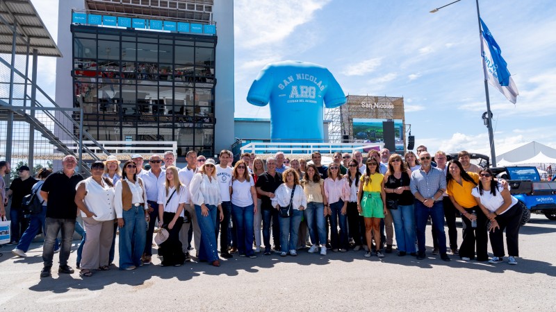 Dirigentes de Hechos se reunieron en Expoagro San Nicolás para analizar la agenda productiva y política de la provincia