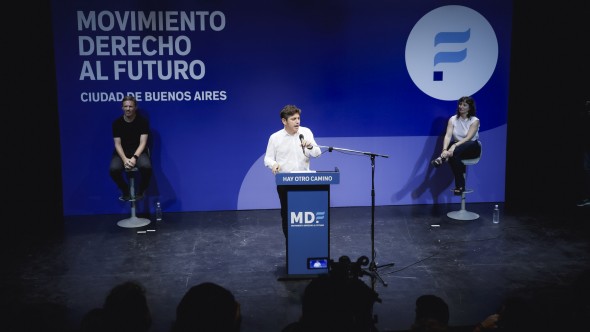 Kicillof: "El MDF viene a construir una alternativa para cerrar este ciclo y abrir uno que sea mucho mejor"