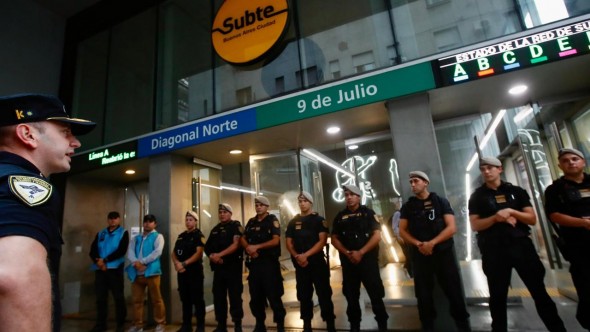Nuevo operativo de saturación en el subte: la Ciudad volvió a desplegar más de 1.000 policías para reforzar la seguridad