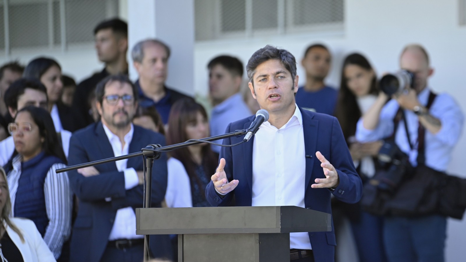 Axel Kicillof inauguró una nueva escuela en Ensenada: inversión millonaria y edificio propio para más de 600 alumnos
