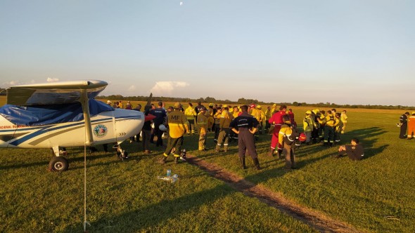 San Pedro fue sede de una capacitación regional clave para combatir incendios forestales y rurales