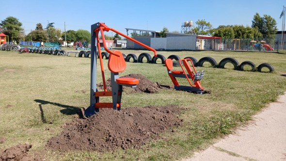 Luján renueva plazas en San Jorge y San Cayetano: nuevas obras, juegos, gimnasios urbanos y mejoras
