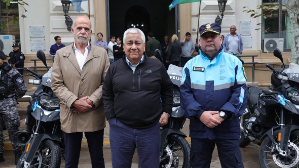 San Pedro suma nuevas motos policiales: refuerzan la seguridad y el patrullaje en el distrito
