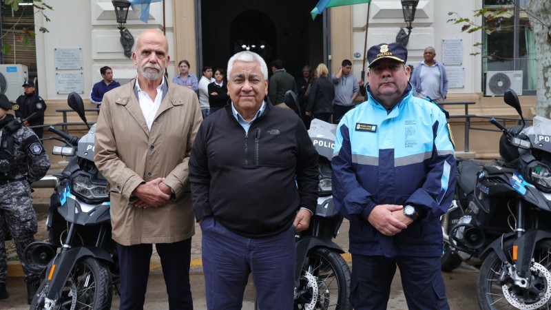 San Pedro suma nuevas motos policiales: refuerzan la seguridad y el patrullaje en el distrito