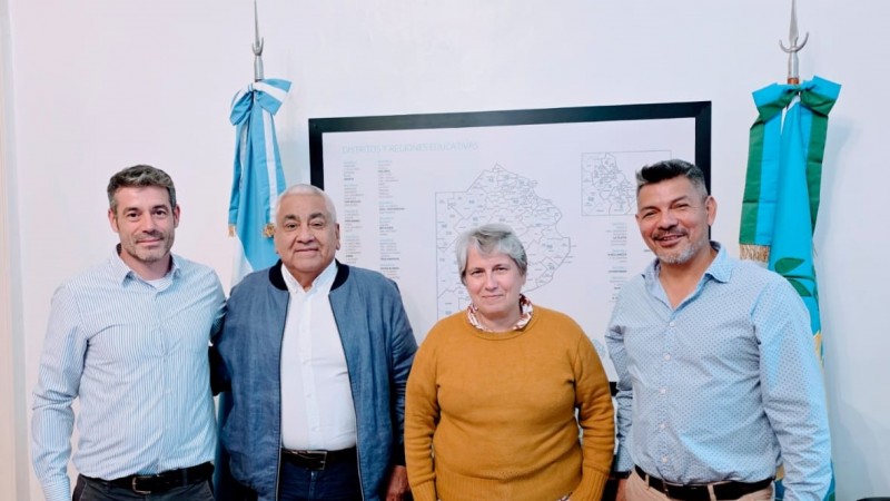 Cecilio Salazar se reunió con Flavia Terigi para fortalecer la educación en San Pedro