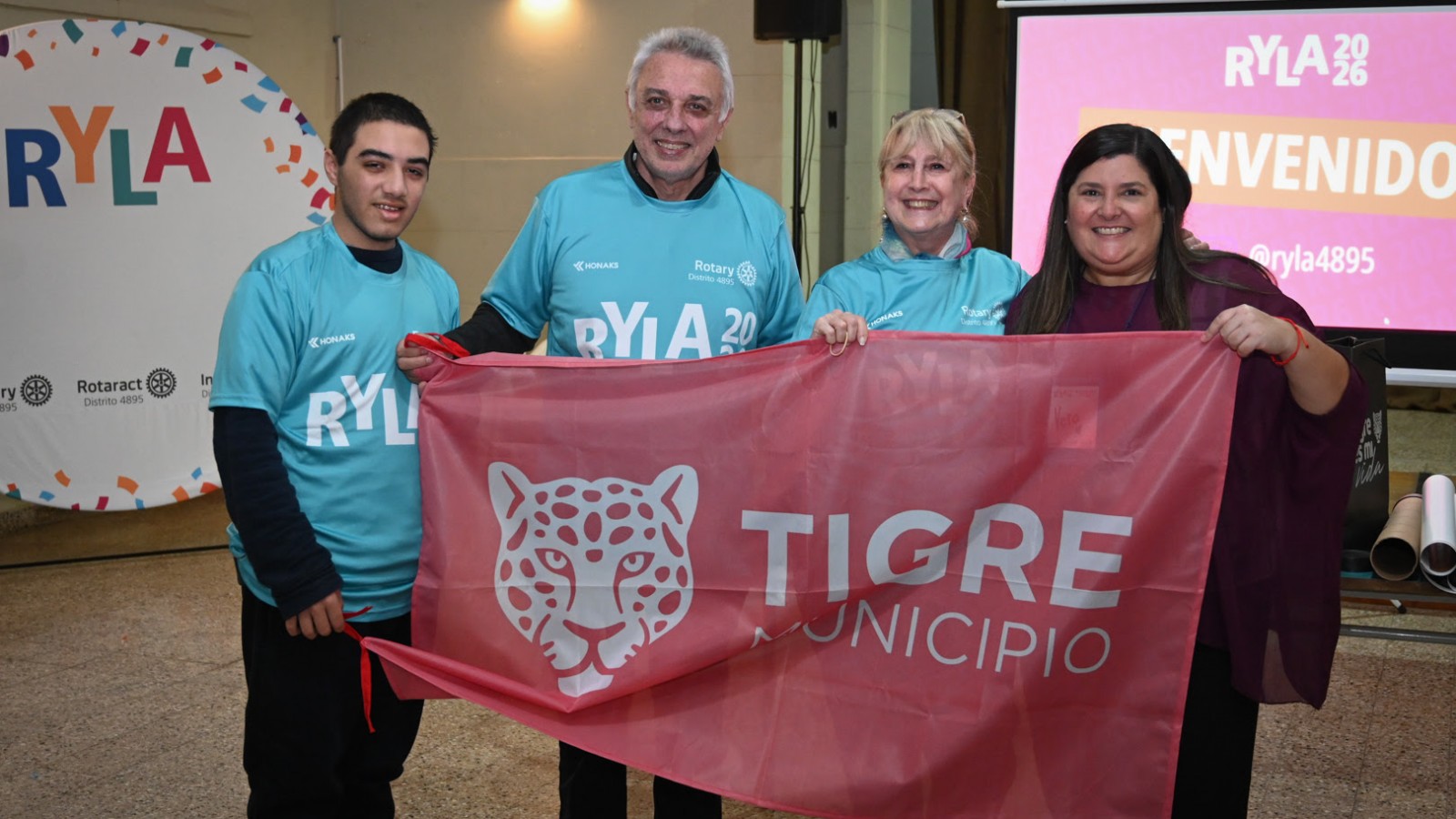 Benavídez: Julio Zamora acompañó la apertura del Seminario de Liderazgo para Jóvenes del Rotary Internacional