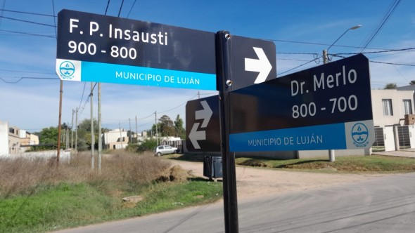 Luján modifica el sentido de tres calles del barrio El Trébol para mejorar la seguridad vial