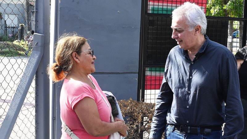 Polideportivo El Zorzal: Julio Zamora supervisó trabajos de infraestructura en el espacio deportivo