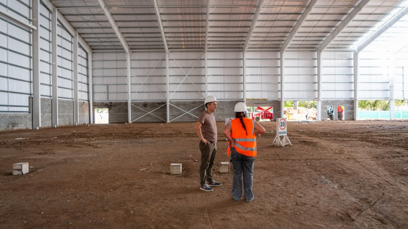 Abella: "Cada vez falta menos para cumplir el sueño de disfrutar del Microestadio Municipal"