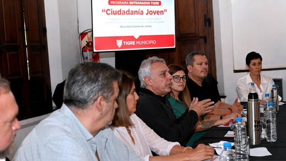 Con la presencia de Julio Zamora, el Municipio lanzó el programa Entramados Tigre "Ciudadanía Joven"