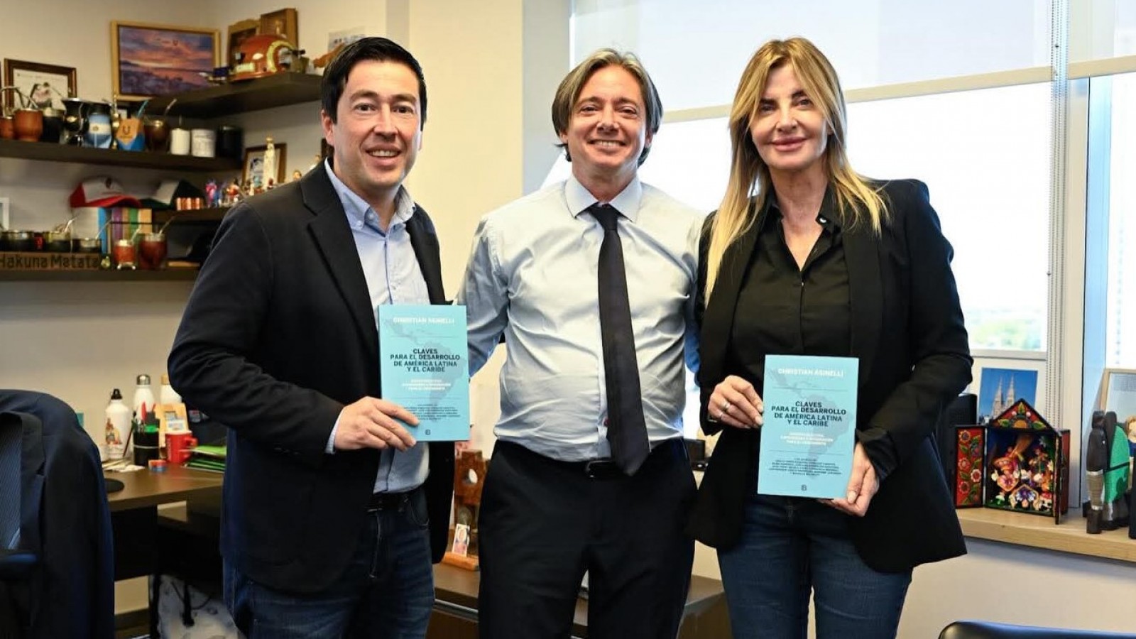 Nardini se reunió con autoridades del Banco de Desarrollo de América y El Caribe para impulsar políticas sustentables