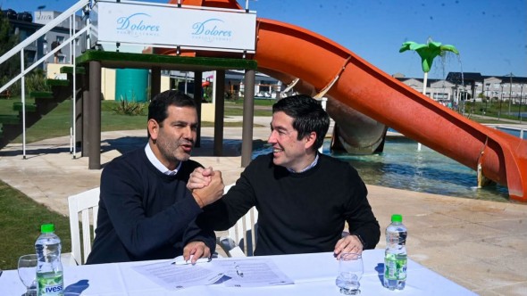 Nardini viajó a Dolores para firmar un convenio de promoción turística interdistrital