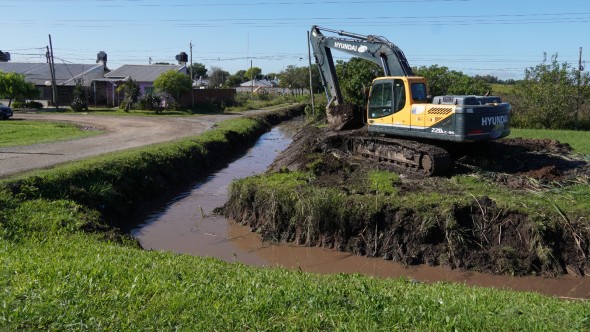 Zárate impulsa un plan histórico de obras hidráulicas para prevenir inundaciones y mejorar el escurrimiento en toda la ciudad