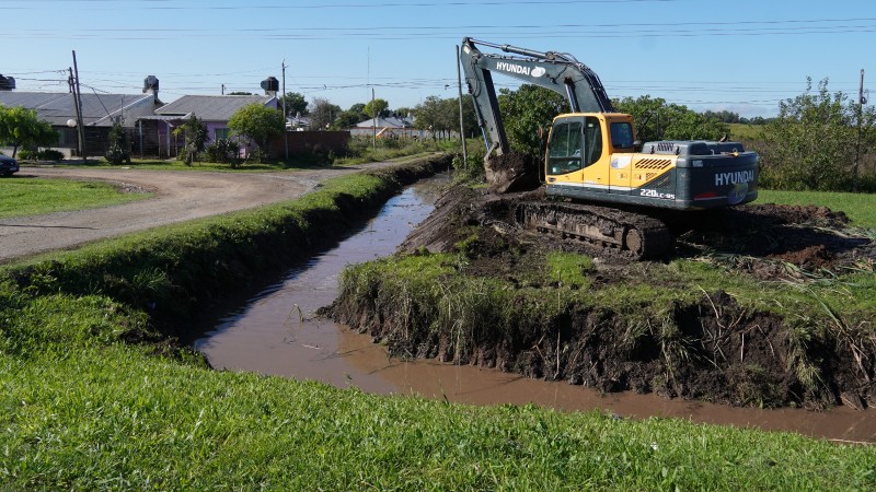 Zárate impulsa un plan histórico de obras hidráulicas para prevenir inundaciones y mejorar el escurrimiento en toda la ciudad