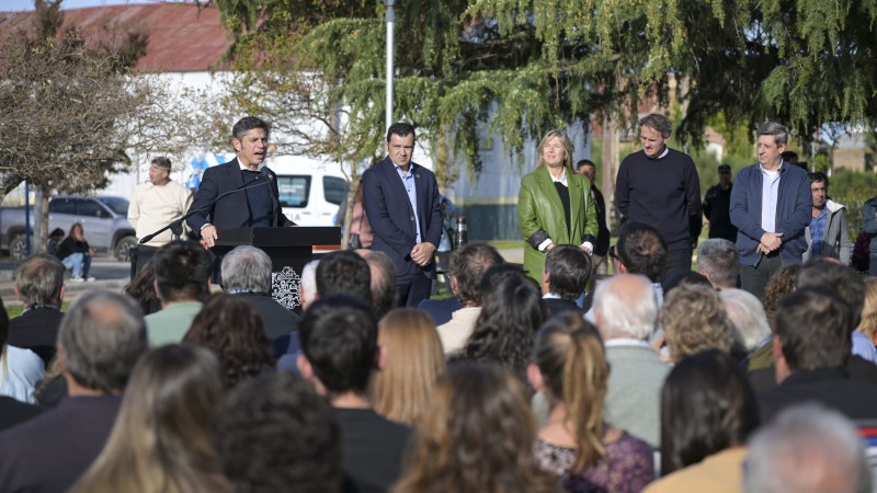 Kicillof: "Es el Estado el único que puede invertir para garantizar el desarrollo en el interior"