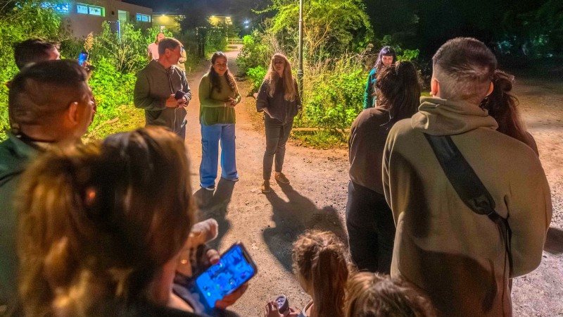 San Fernando realizó una nueva visita guiada nocturna al EcoParque