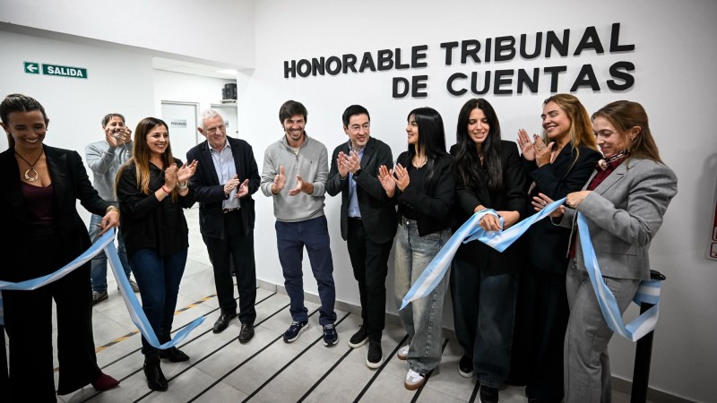 Nardini y Thea inauguraron la nueva sede del Tribunal de Cuentas en Los Polvorines